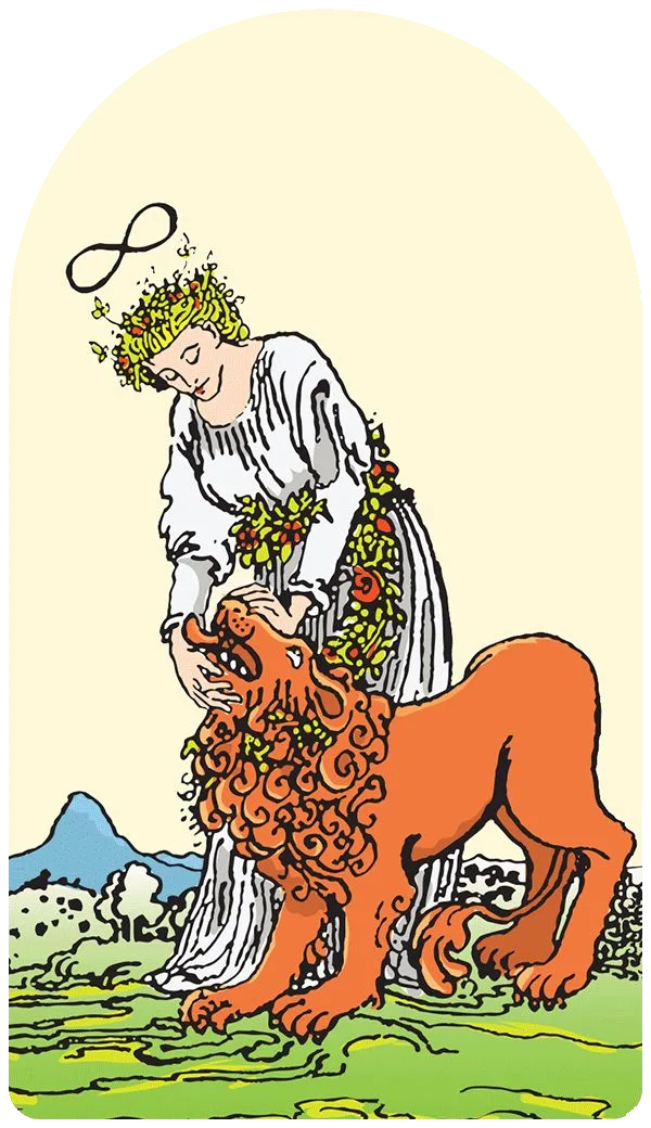 VIII Strength: complete tarot meaning