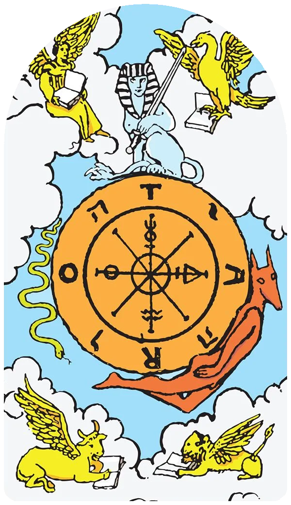 Wheel of Fortune Tarot Card