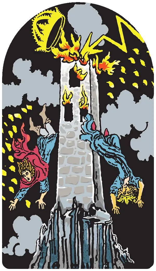 XVI The Tower: complete tarot meaning