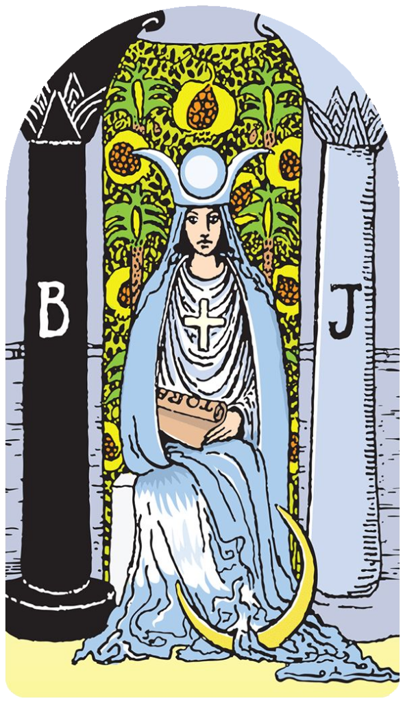 The High Priestess tarot card