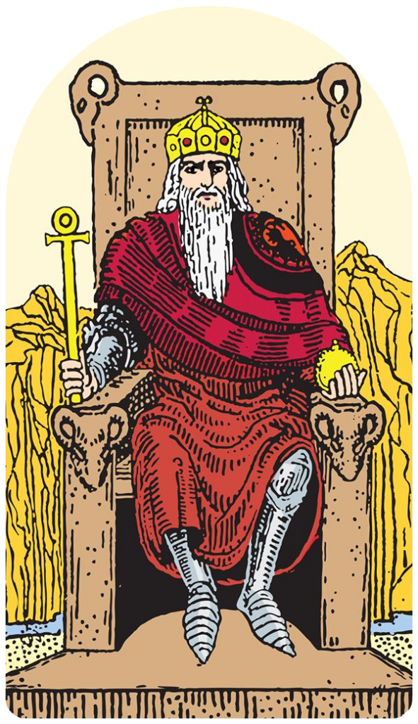 The Emperor tarot card