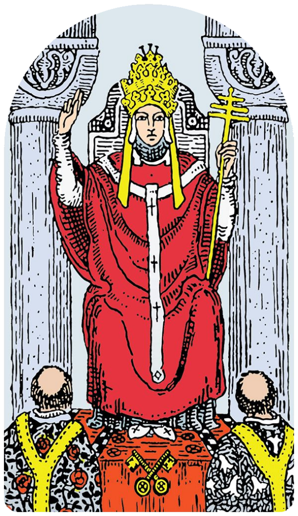 The Hierophant tarot card