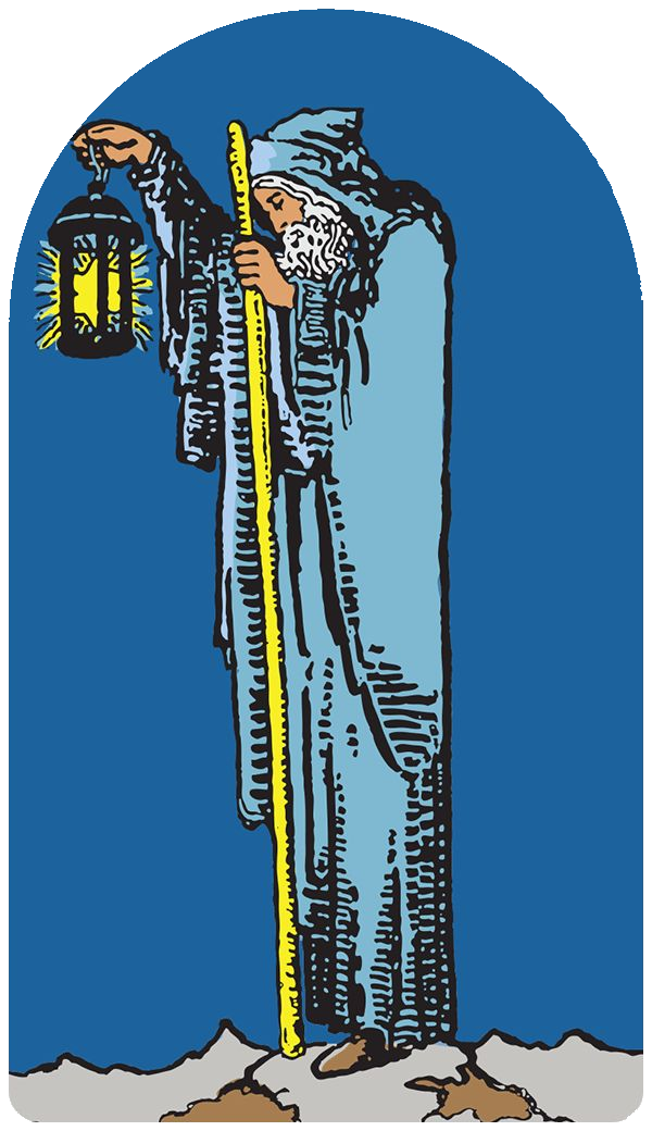 The Hermit tarot card