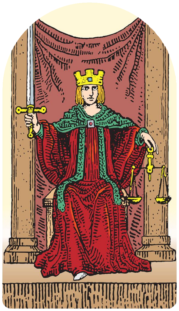 Justice tarot card