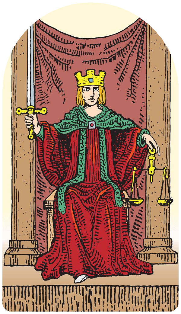Justice tarot card