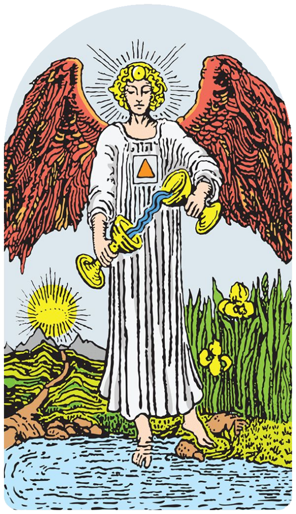 Temperance tarot card